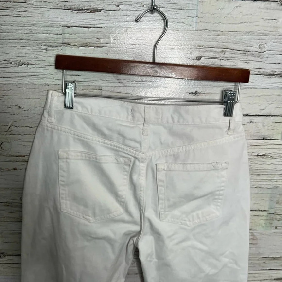 We the free people white size 26 cropped distressed jeans - Picture 5 of 8